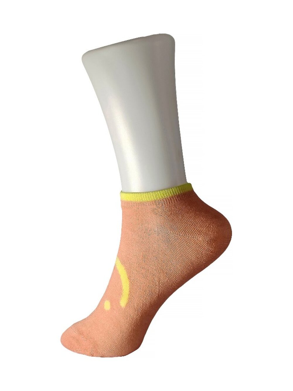 5 Pairs Tutuanna Socks - Pink & Yellow Smiley
